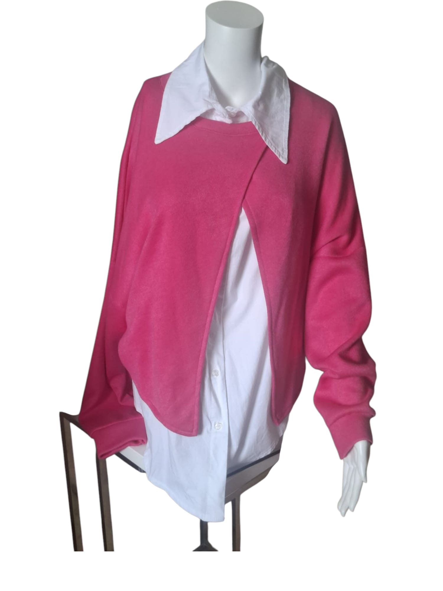 Pulli mit kurzarm Bluse