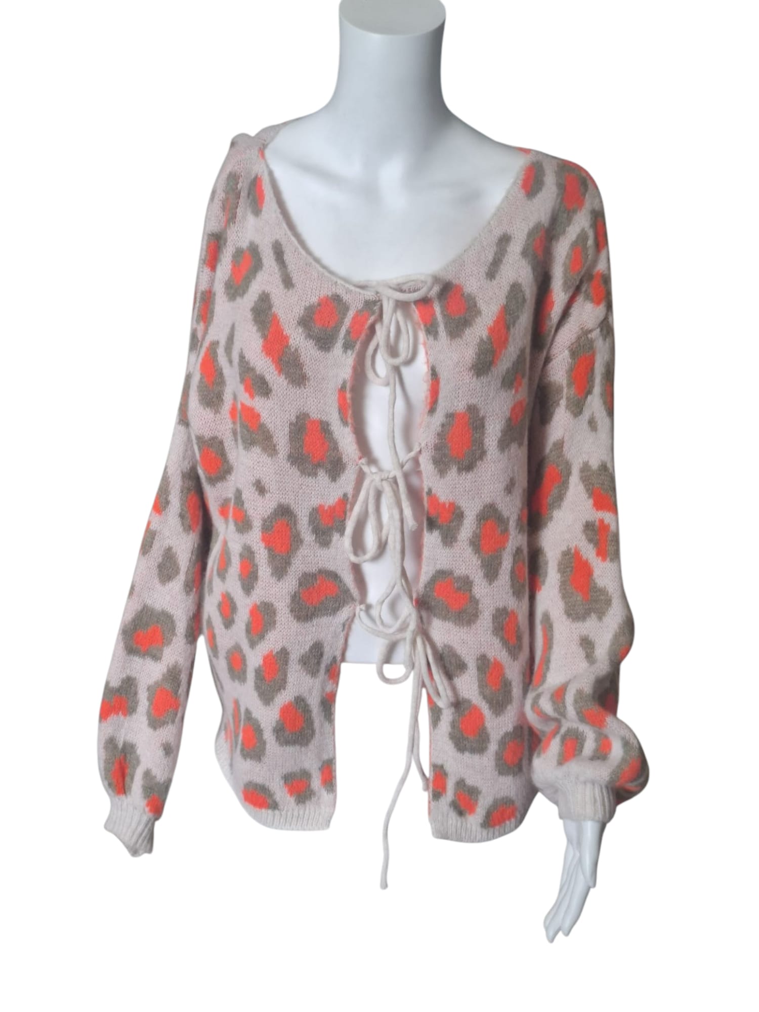 Leo Strickjacke orange