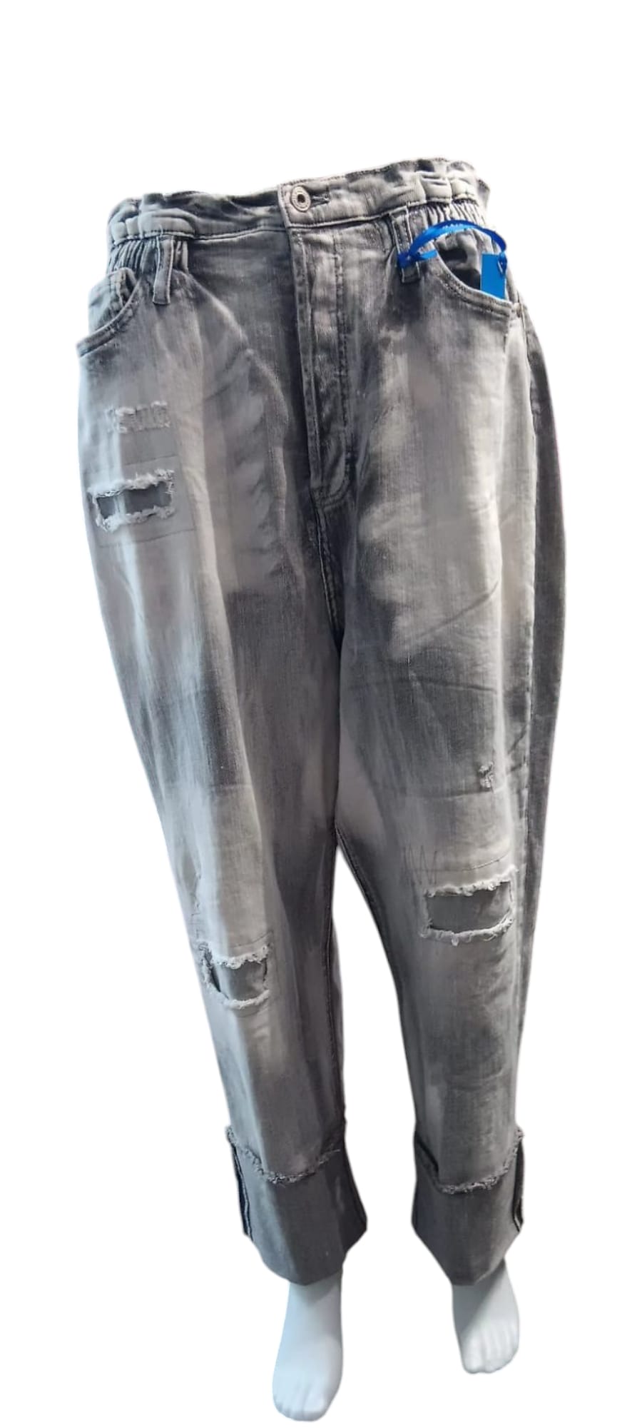 Sexy Woman Jeans Weiß/Grau